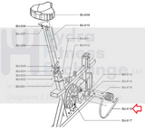 Life Fitness C3 R3 C1 C15 C35 LCUT4 LCUT8 Upright Bike Poly V Drive Belt REX0JL9-hydrafitnessparts