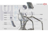 Life Fitness CLSL Upright Stepper Display Console Assembly CLEDL-ENGEX-01N-hydrafitnessparts