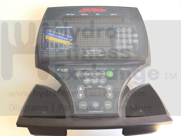 Life Fitness CT-9500HR Commercial Elliptical Display Console Assembly-hydrafitnessparts