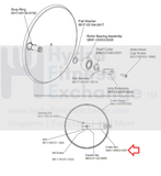 Life Fitness CT5500 X9i Elliptical Pedal Crank Arm GK61-00002-0007-hydrafitnessparts