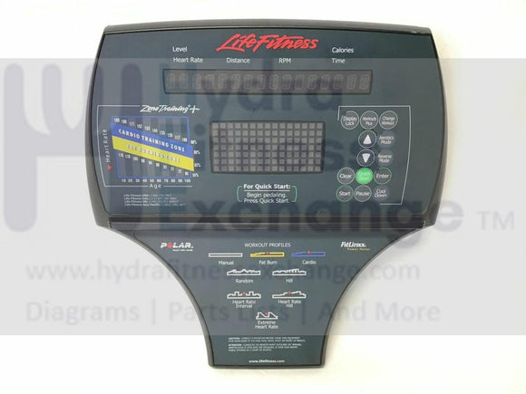 Life Fitness CT9100 Elliptical Display Console Assembly AK61-00119-0001-hydrafitnessparts