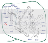 Life Fitness CTSX CTXT E1 E3 E5 X1 X3 X5X7 X8 Elliptical Hook Clamp Bolt REX21A6-hydrafitnessparts