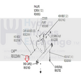 Life Fitness CTSX CTXT X1 X3 Elliptical Internal Round Tube End Cap REX218D-hydrafitnessparts