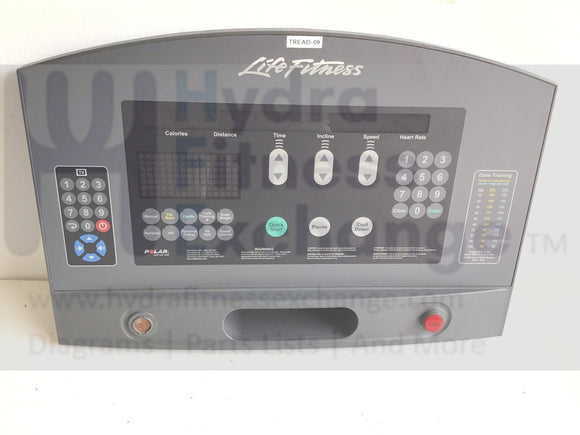 Life Fitness Classic Series CLST Treadmill CLEDT-ENGEX-02N Display Console AK58-00036-0000-hydrafitnessparts