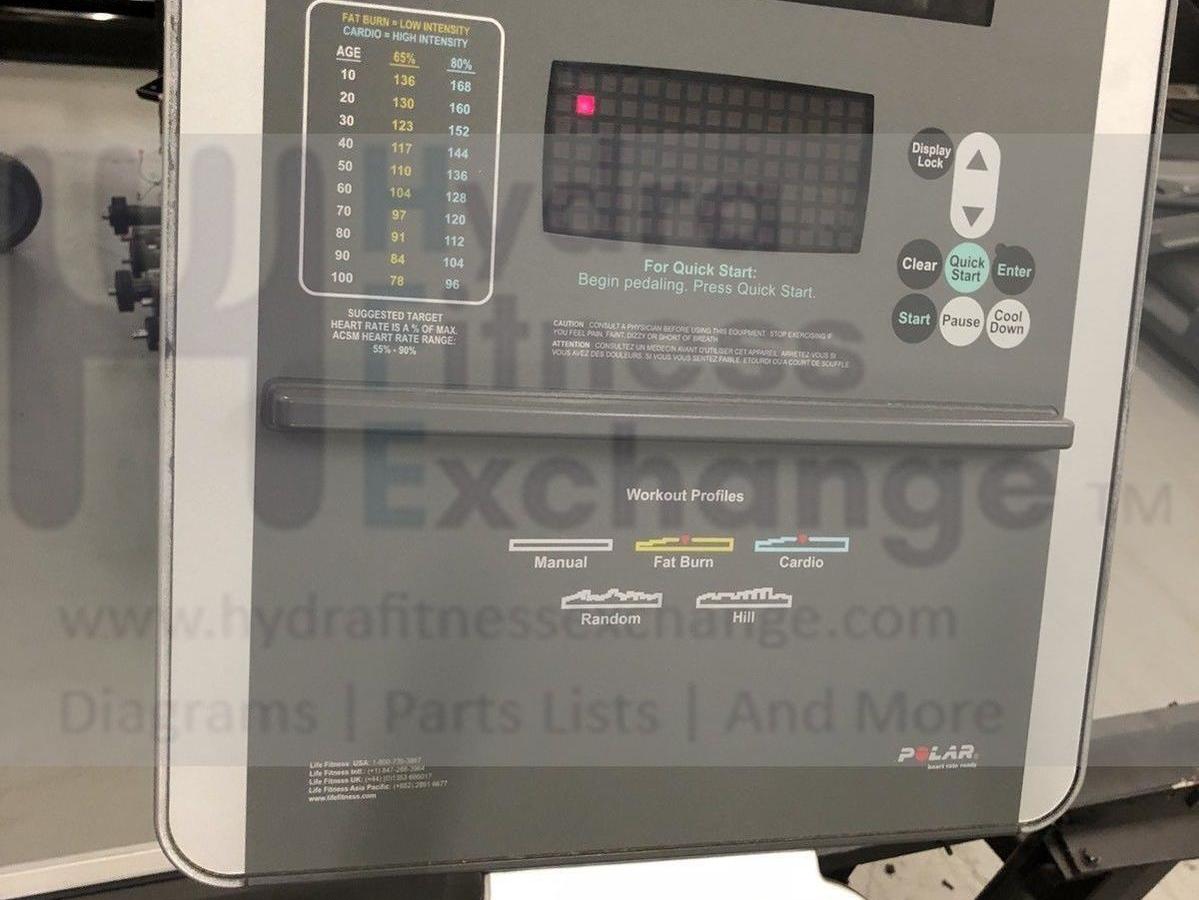 Life Fitness Commercial 93x Elliptical Crosstrainer Serviced ...