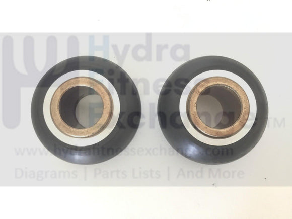 Life Fitness Commercial Elliptical Roller Wheel Set Pair GK61-00002-0026-hydrafitnessparts