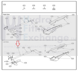 Life Fitness Cybex Arc Trainer 770AT 625AT Elliptical Left Side Handle 770AT-203-hydrafitnessparts