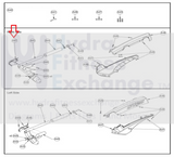 Life Fitness Cybex Arc Trainer Elliptical Right Handle Outside Cover 770AT-312-hydrafitnessparts