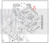 Life Fitness Cybex Arc Trainer Elliptical Right Inner Rear Cover 770A-324-hydrafitnessparts