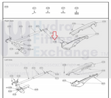 Life Fitness Cybex Arc Trainer Elliptical Right Outer Rear Cover 770A-323-hydrafitnessparts