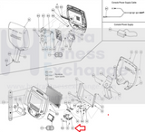 Life Fitness Cybex Elliptical Jack Headphone Console Cover Ec-23422 770a-347-hydrafitnessparts