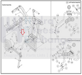 Life Fitness Cybex Elliptical Right Side Handlebar Assembly 770ATK007-hydrafitnessparts