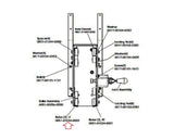 Life Fitness Cybex Stationary Bike Left Roller Set 0K51-01034-0002-hydrafitnessparts