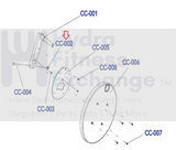 Life Fitness E1 E3 E5 X1 X3 X5 X7 X8 R3 Elliptical Lock Nut M8X1.25"X6mm REX22RP-hydrafitnessparts