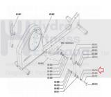 Life Fitness E3 E5 X1 X5 X7 X8 E1-XXXX-0105 Elliptical Link Axle REX2LJZ-hydrafitnessparts