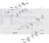 Life Fitness E3-XX00-0105 Elliptical Arm Frame Screw Receiver Cover REX3HP3-hydrafitnessparts