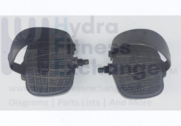 Life Fitness Elevation Series Recumbent Upright Stationary Bike Pedal Set 9/16