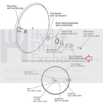 Life Fitness Elliptical Arm Interior Mounting Plate Tie Rod 0K61-03004-0000-hydrafitnessparts