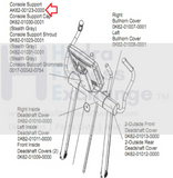 Life Fitness Elliptical Console Support Mount Bracket AK62-00123-0000-hydrafitnessparts
