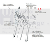 Life Fitness Elliptical Hand Sensor Bottom Plate GK20-00002-0005-hydrafitnessparts