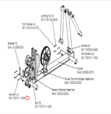 Life Fitness Elliptical Hex Head Bolt 3/8"-16x3.45" 0017-00101-1608-hydrafitnessparts