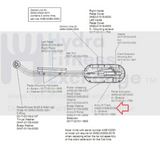 Life Fitness Elliptical Leg Crank Arm Inner Track 0K62-01208-0000-hydrafitnessparts