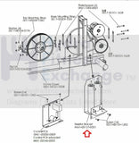 Life Fitness Elliptical Load Resistor Assembly GK61-00002-0044 & AK61-00127-0001-hydrafitnessparts