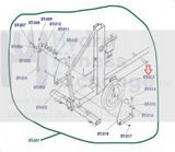 Life Fitness Elliptical Magnetic Resistance Eddy Brake Mechanism REX21BJ-hydrafitnessparts