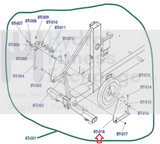 Life Fitness Elliptical Mounting Brake Bracket REX21LF-hydrafitnessparts