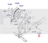 Life Fitness Elliptical Retainer Ring 63/64 REX0JEJ-hydrafitnessparts