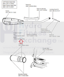 Life Fitness Elliptical Right Interior Link Arm Cover 0K61-06320-0002-hydrafitnessparts