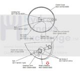 Life Fitness Elliptical Roller Wheel GK61-00002-0027-hydrafitnessparts