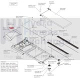Life Fitness Essential FT4 Folding Treadmill Motor Hood Cover Shroud HEA50774-LF-hydrafitnessparts