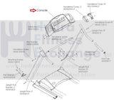 Life Fitness Essential FT4 Treadmill Display Console Panel HEAD105013 HEA73424-hydrafitnessparts