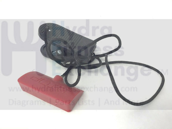Life Fitness F1 (FTR) Treadmill Magnetic Safety Key Lanyard 8875601-hydrafitnessparts