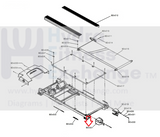 Life Fitness F3 F3-XX00-0103 Treadmill Left Rear End Cap 8985101-hydrafitnessparts