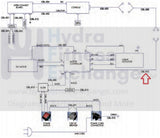 Life Fitness F3 F3-XX00-0103 Treadmill Low Main Wire Harness 8985401 HS P/N 67467-hydrafitnessparts