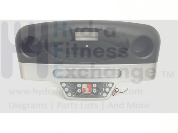 Life Fitness F3 T3 Treadmill Console Base Cover W/ HR Board 8133501 8126601-hydrafitnessparts