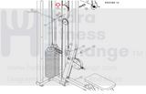 Life Fitness Fit Lat Home Gym Strength System Dual Pulley Platinum Plate ACU02-1296PLAT-hydrafitnessparts