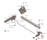 Life Fitness GX GUE Rower Leveling Foot Leveler M8x30" 0K106-20007-0000-hydrafitnessparts