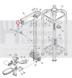 Life Fitness Home Gym Strength System Cable Assembly 1003787-0003-hydrafitnessparts