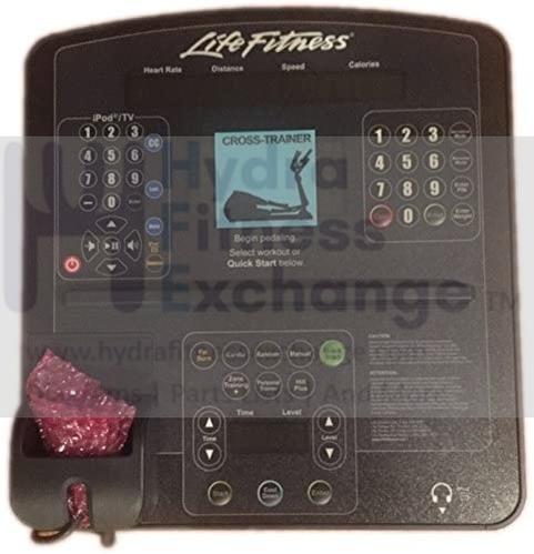 Life Fitness Integrity Series CLSX Elliptical Console Display Panel PCB Overlay AK61-00206-0002-hydrafitnessparts
