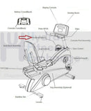 Life Fitness LC-4500R 8500 LC-5500R Recumbent Bike Left Pedal with Strap 1/2"-hydrafitnessparts
