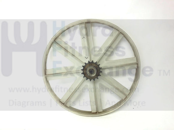 Life Fitness LC-5500R Recumbent Bike Freewheel Pulley Assembly SK17-00036-0001-hydrafitnessparts