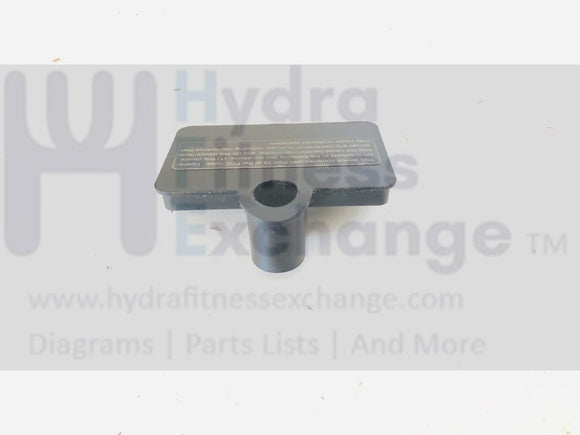 Life Fitness LC9500HR Upright Bike Console Battery Cover-hydrafitnessparts