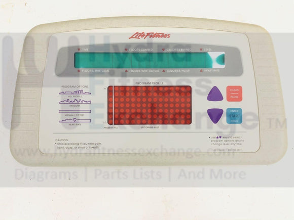 Life Fitness LS-5500 Residential Upright Stepper Display Console-hydrafitnessparts