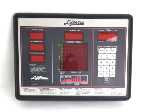 Life Fitness LS-5500C Stepper Step Display Console Assembly AK24-00436-0001-hydrafitnessparts