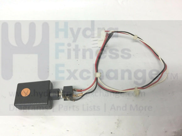 Life Fitness LS-9500HR Upright Stepper Polar HR Receiver Input Jack Wire Harness-hydrafitnessparts