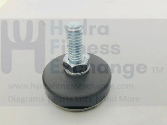 Life Fitness Life Cycle Recumbent Bike Foot Leveler With Nut AK61-00035-0000-hydrafitnessparts