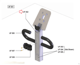 Life Fitness Lifecycle Bike Mono Column Recumbent Cover 0K66-01099-0000-hydrafitnessparts